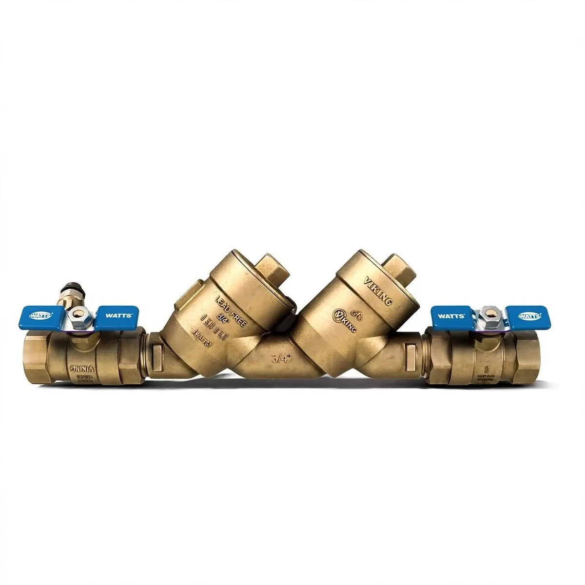 3/4" Double Check Valve Lead Free Assembly Viking Backflow Preventer
