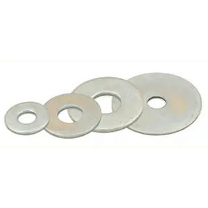 3"8 Flat Round Heavy Duty Galvanized Steel Washer by Redco