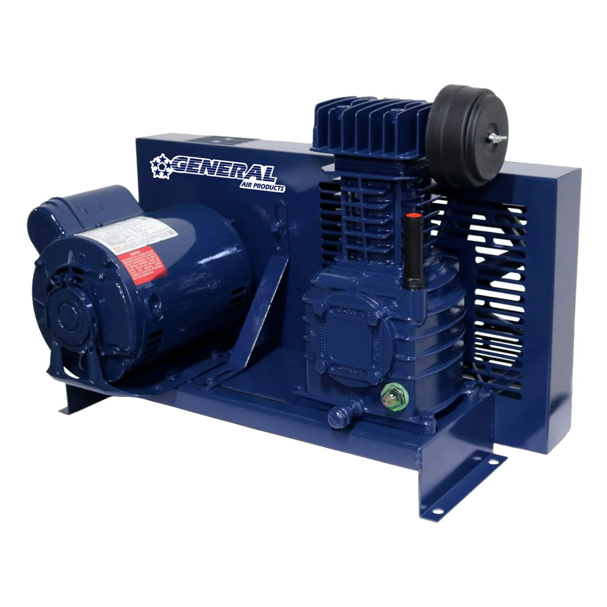 3 HP Base 1 Phase 1600 Gallon Fire Suppression Air Compressor by General Air Products