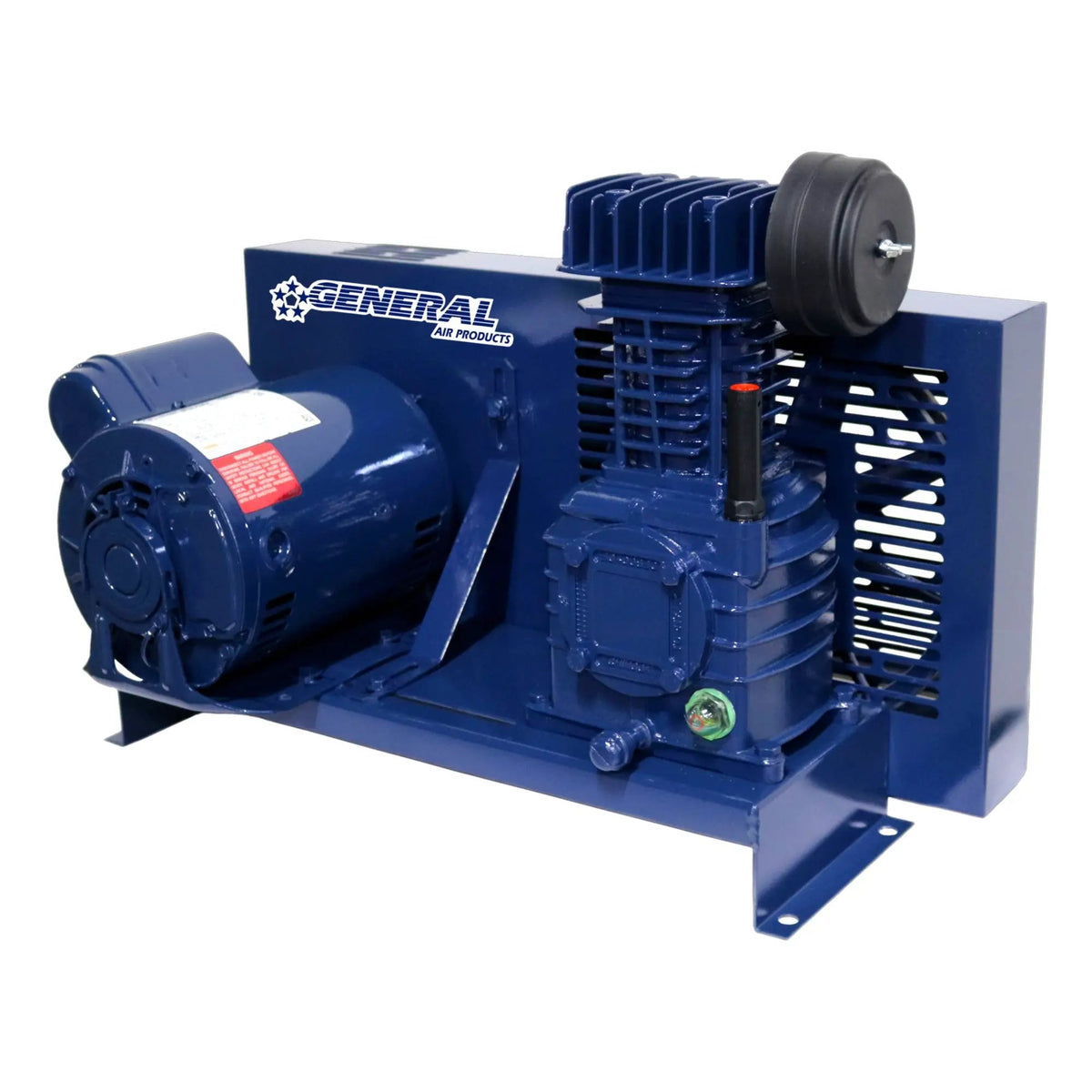 3 HP Base 1 Phase 1600 Gallon Fire Suppression Air Compressor by General Air Products