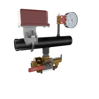 4" Floor EP 1/2 Test And Drain 175 PRV Flow Control by Viking