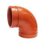 4" GROOVED 90 ELBOW SHORT RADIUS DUCTILE IRON (DI) - Fire Protection Parts