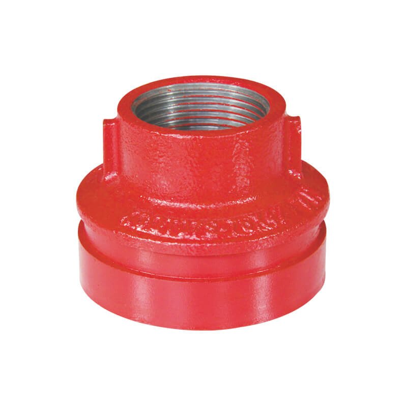 4" X 2" Grooved Threaded Concentric Reducer Fire System - Fire Protection Parts