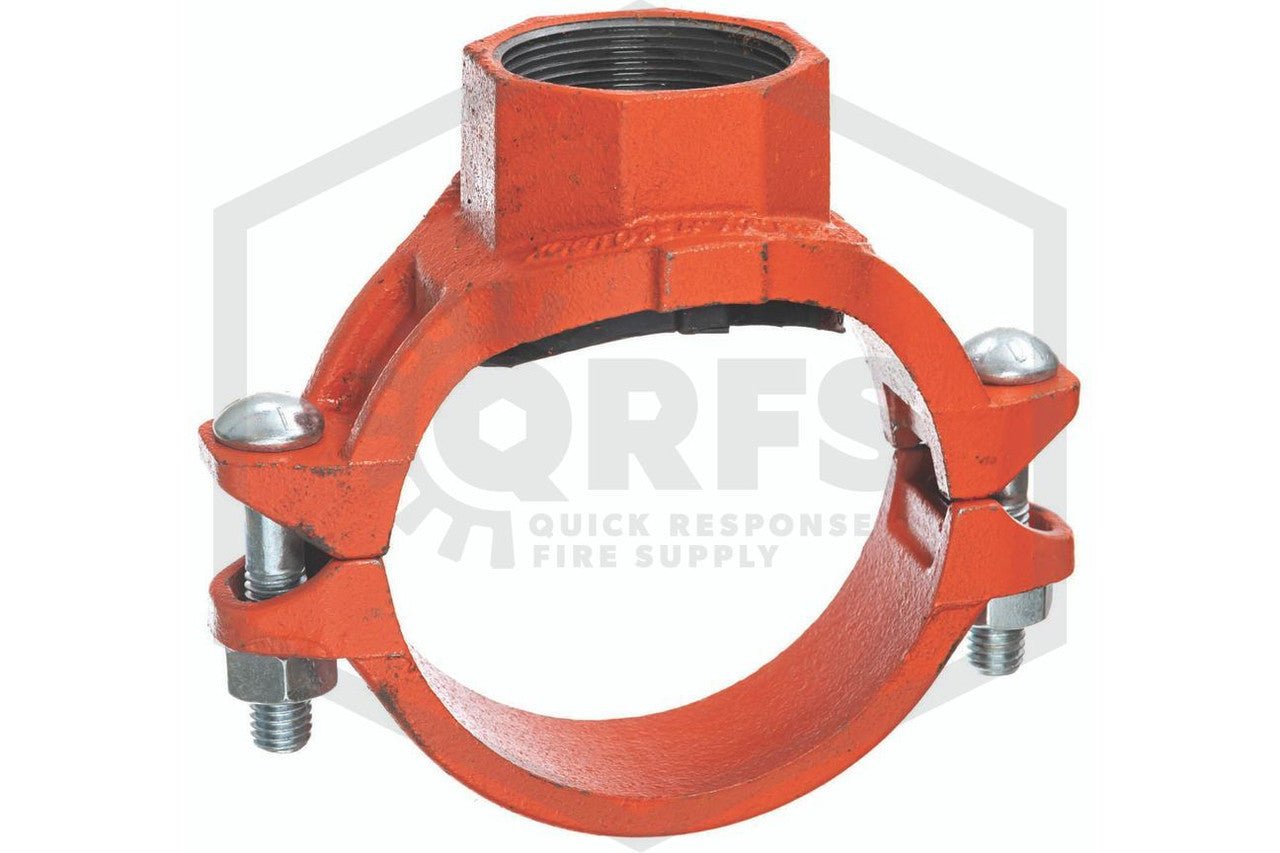4" X 4" X 2 - 1/2" Flanged Tee For Fire Protection Systems - Fire Protection Parts