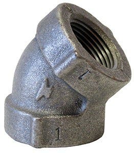 45° ELBOW - CAST IRON (CI) DOM - Fire Protection Parts