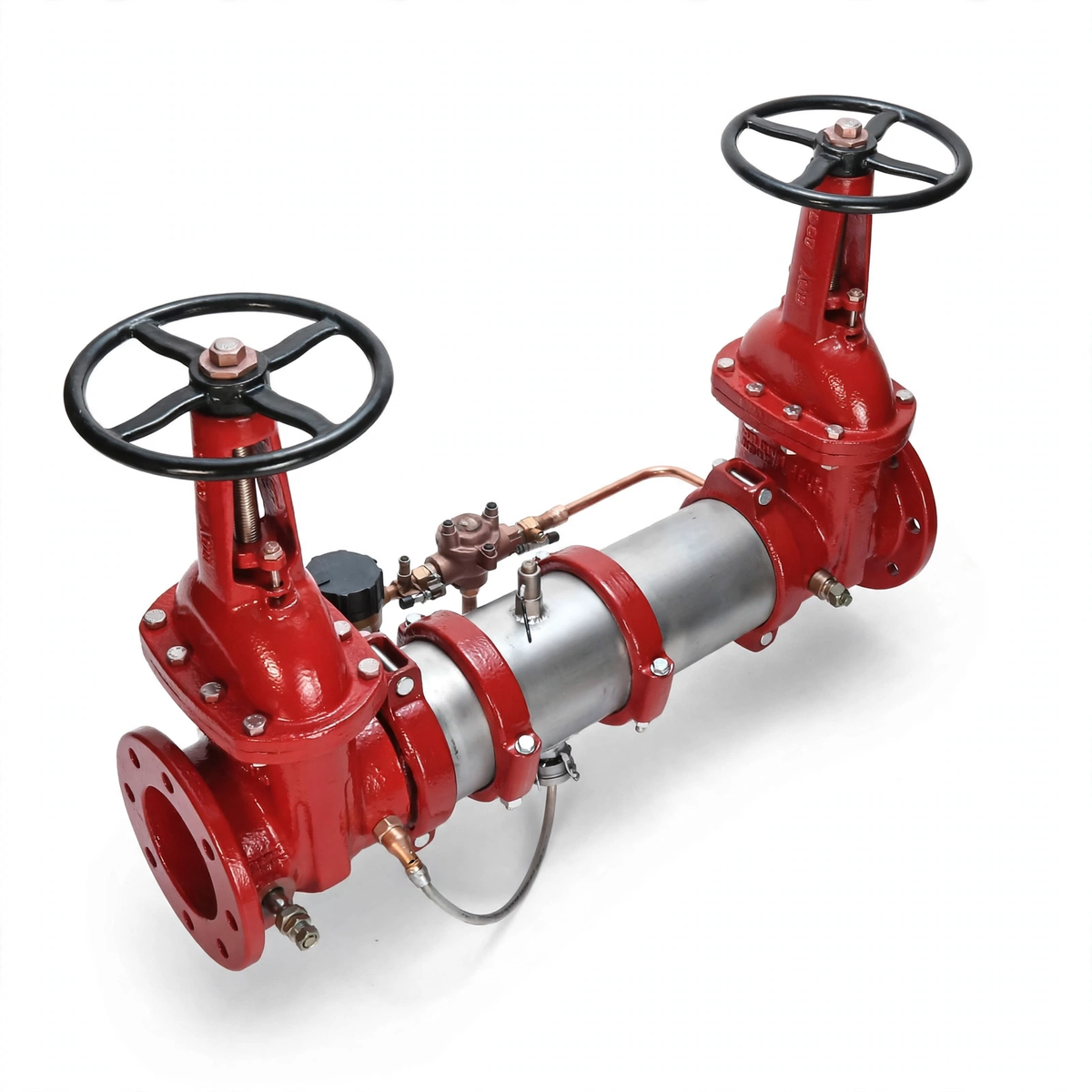 4 Reduced Pressure Backflow Preventer Valve by Ames Backflows Residential Assembly with OSY Valve