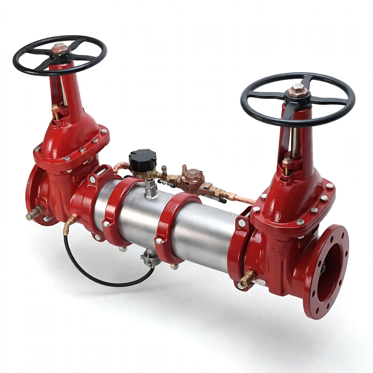 4 Reduced Pressure Backflow Preventer Valve by Ames Backflows Residential Assembly with OSY Valve