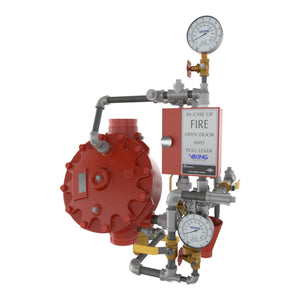 4" F1 Deluge Valve Conventional Stainless Steel Horizontal Modular Trim by Viking