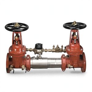4" Double Check Detector With Grooved Butterfly Valve