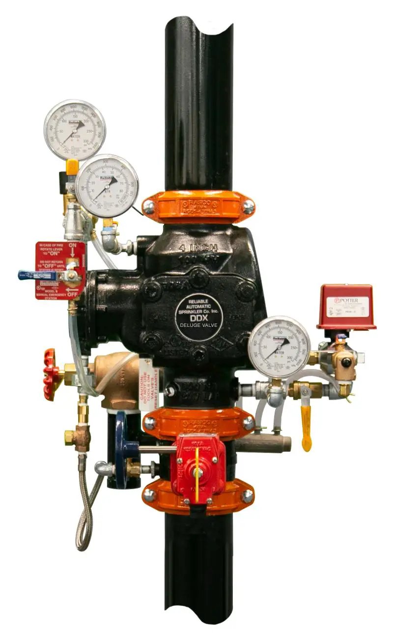 Reliable Deluge Valve Electric Trim DDX Fully Assembled by Reliable Sprinkler