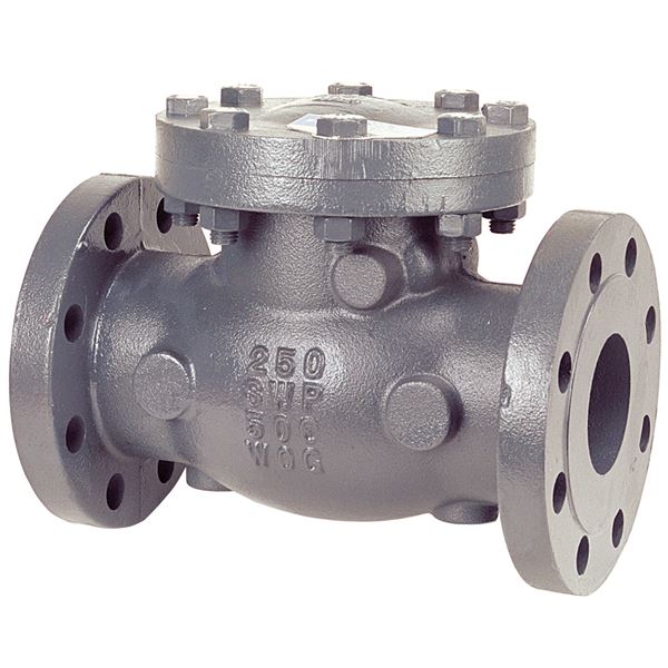6" Flanged Swing Check Cast Iron NIBCO Valve - Fire Protection Parts