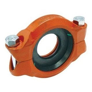 6 X 4 GRV RED CPLG DOM - Fire Protection Parts