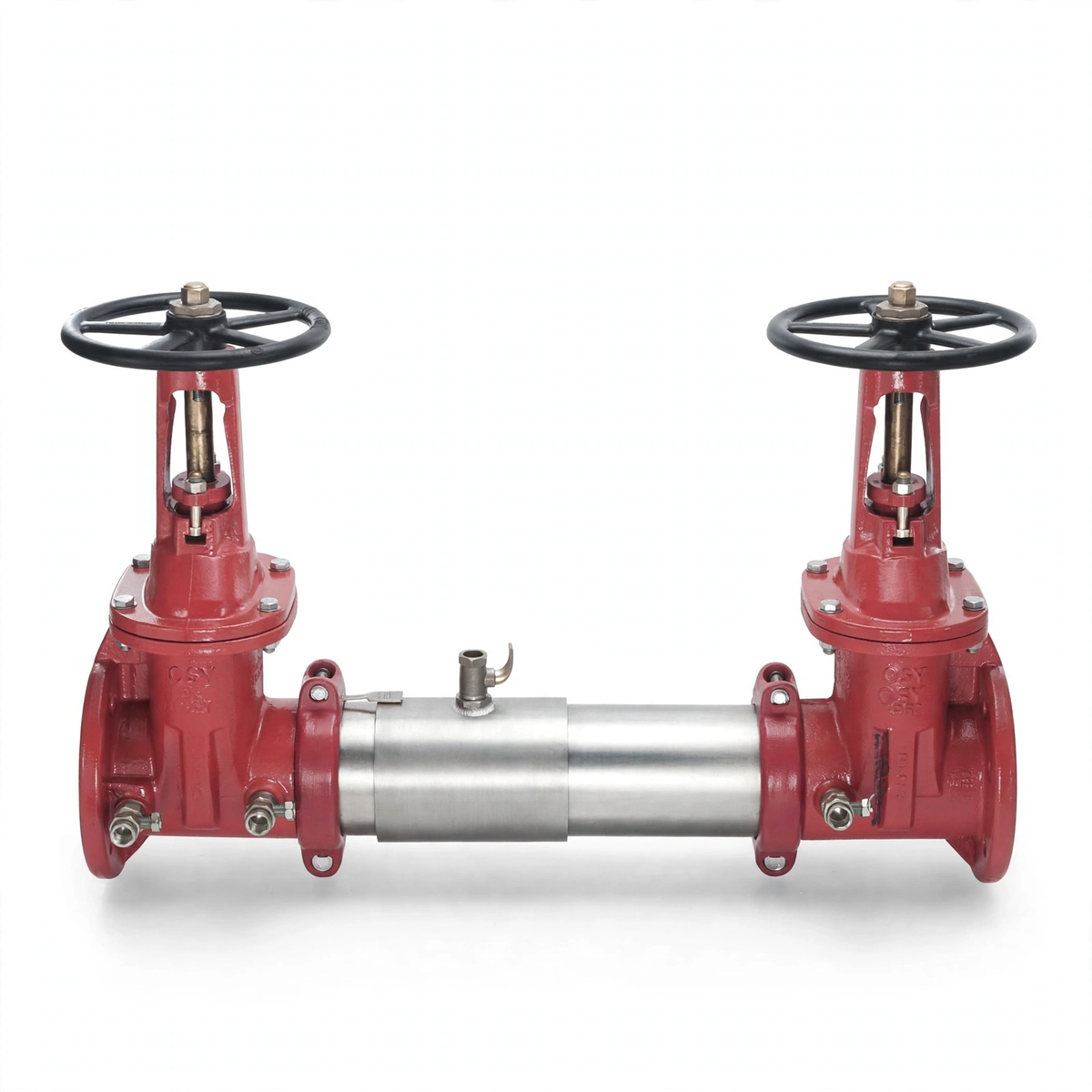 6" Double Check Assembly Backflow Preventor Valve by Ames for Fire Protection Systems