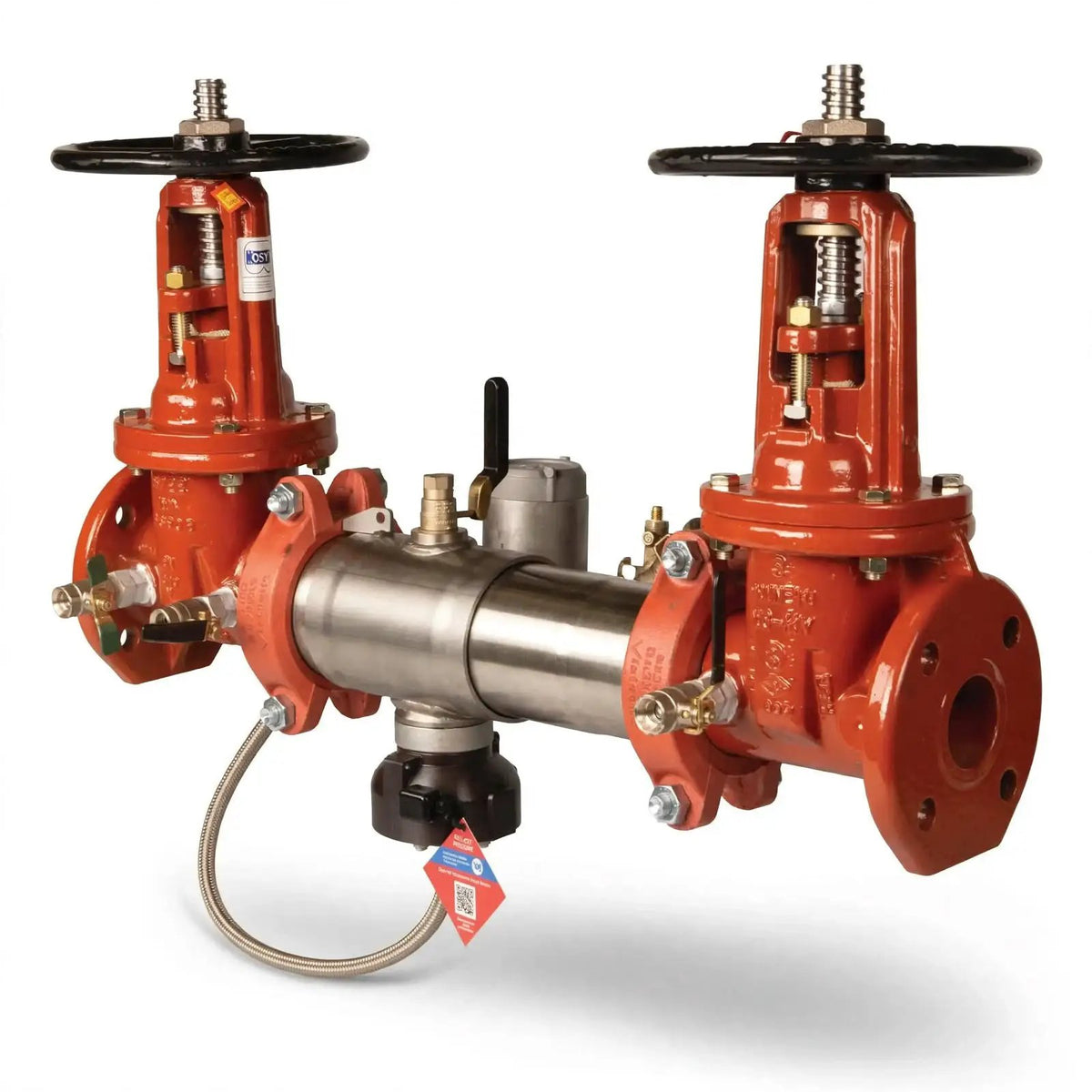 6" Reduced Pressure Assembly N Grooved Butterfly Valve