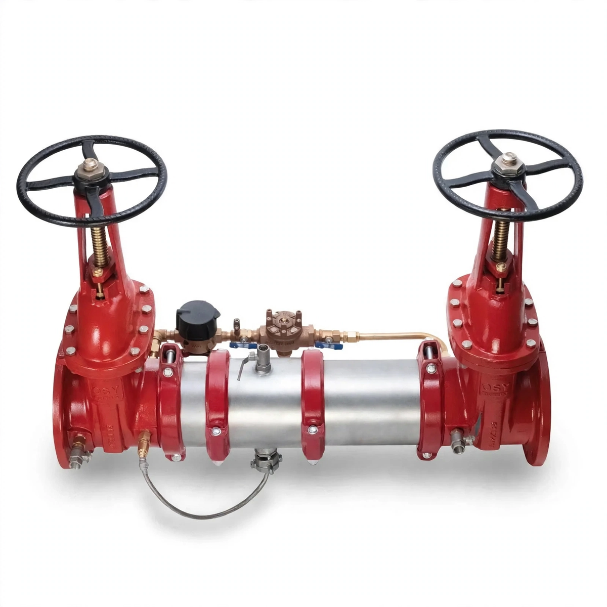 6" Reduced Pressure Detector Assembly With OSY Valves