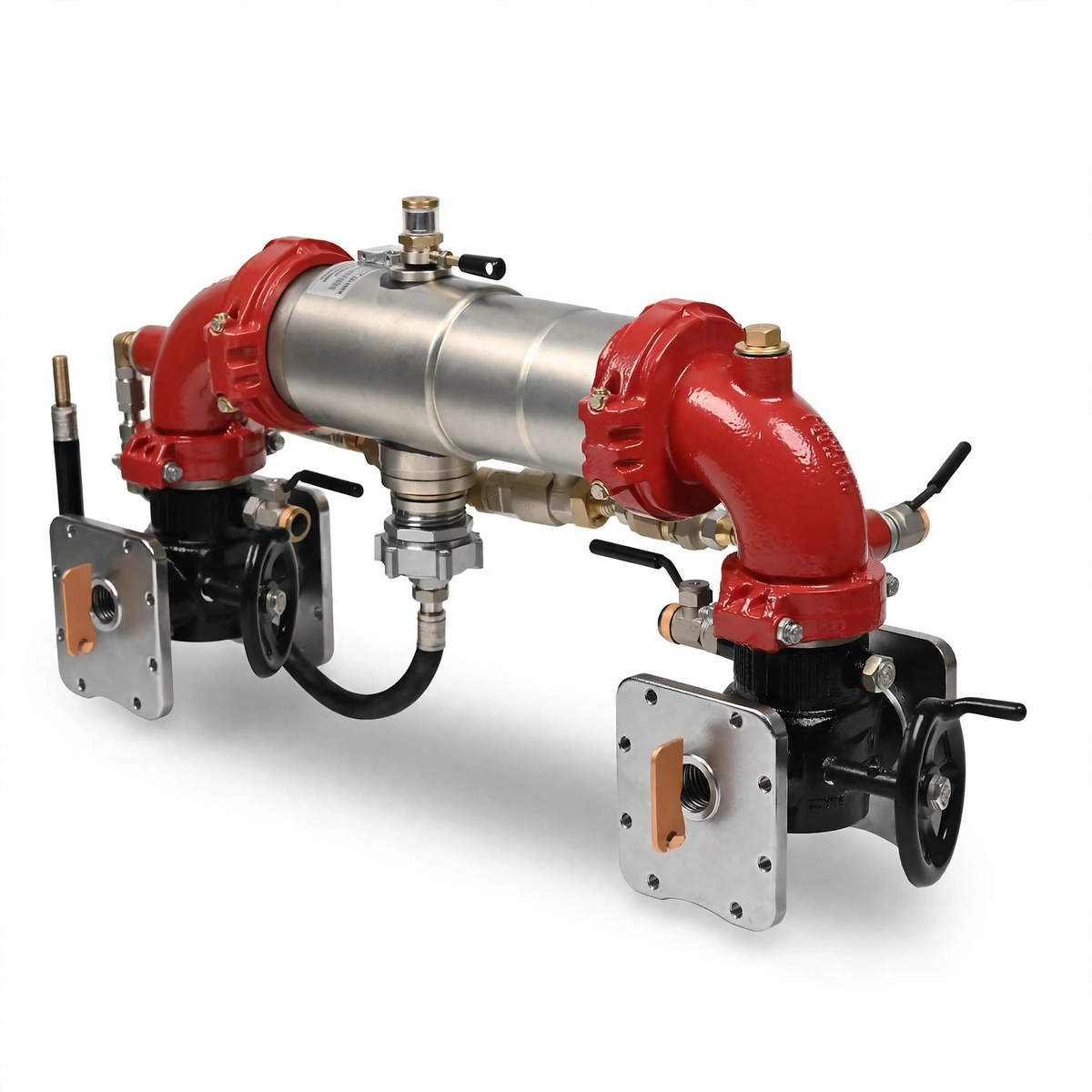 6" Reduced Pressure Backflow Preventor Valve Ductile Iron Coated
