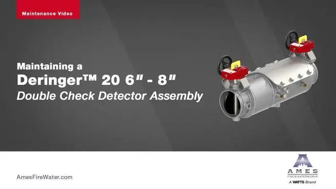 8 Double Check Assembly With Groove Butterfly for Fire Safety by Ames Backflows