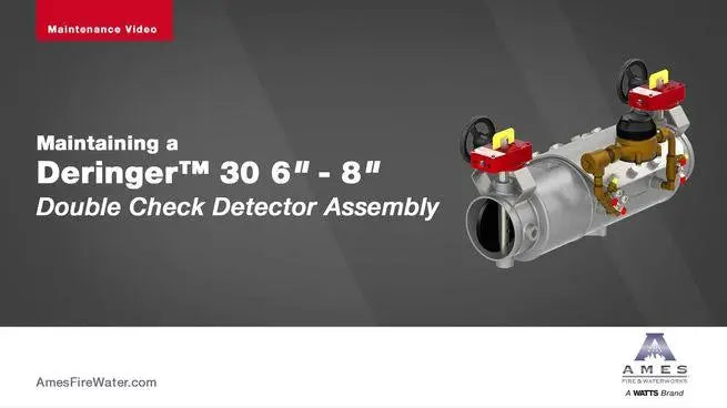 8 Double Check Valve Assembly W FxG OS&Y Fire Protection Valve by Ames Backflows