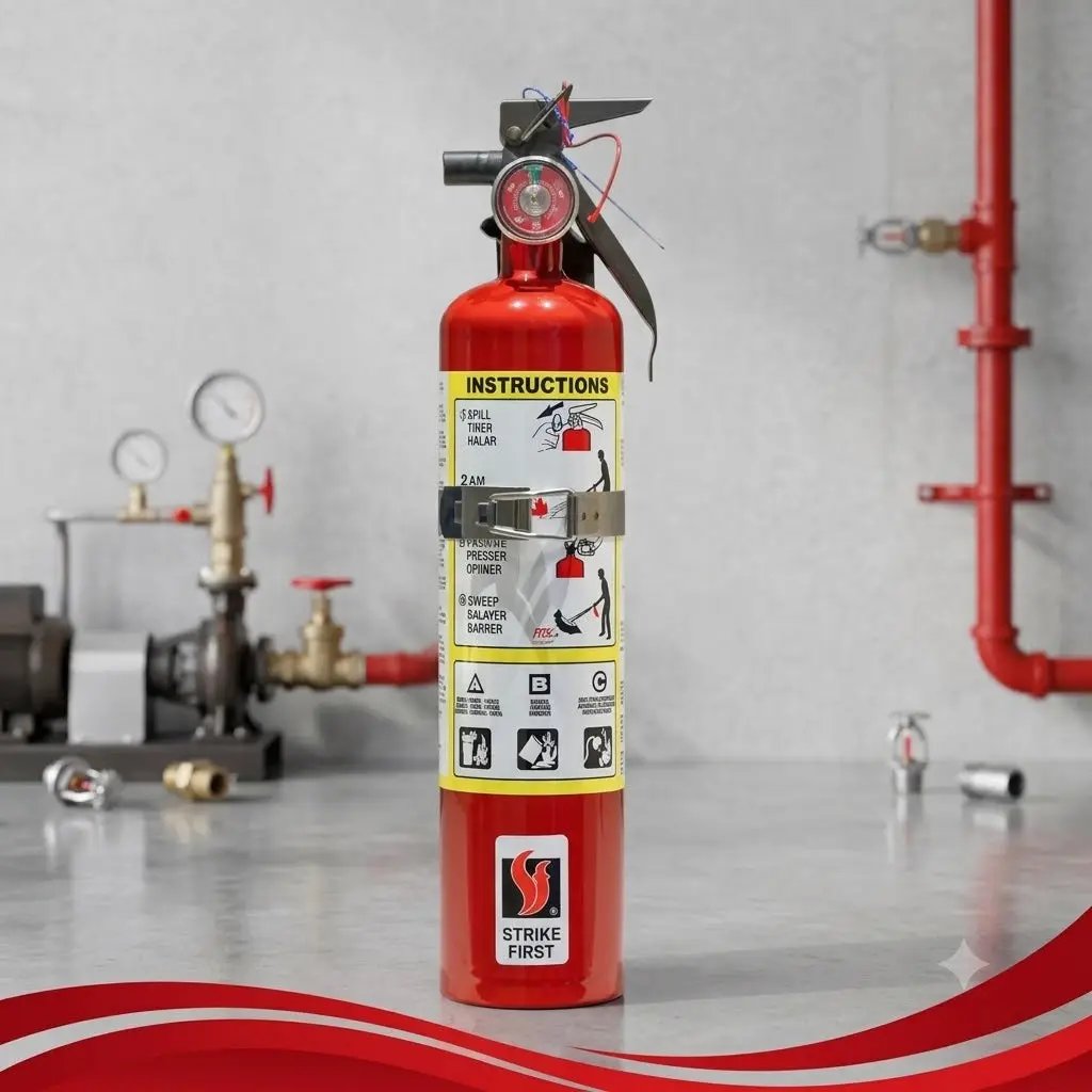 2.5 LB ABC 1A10BC Fire Extinguisher With Bracket by Strike First Corporation