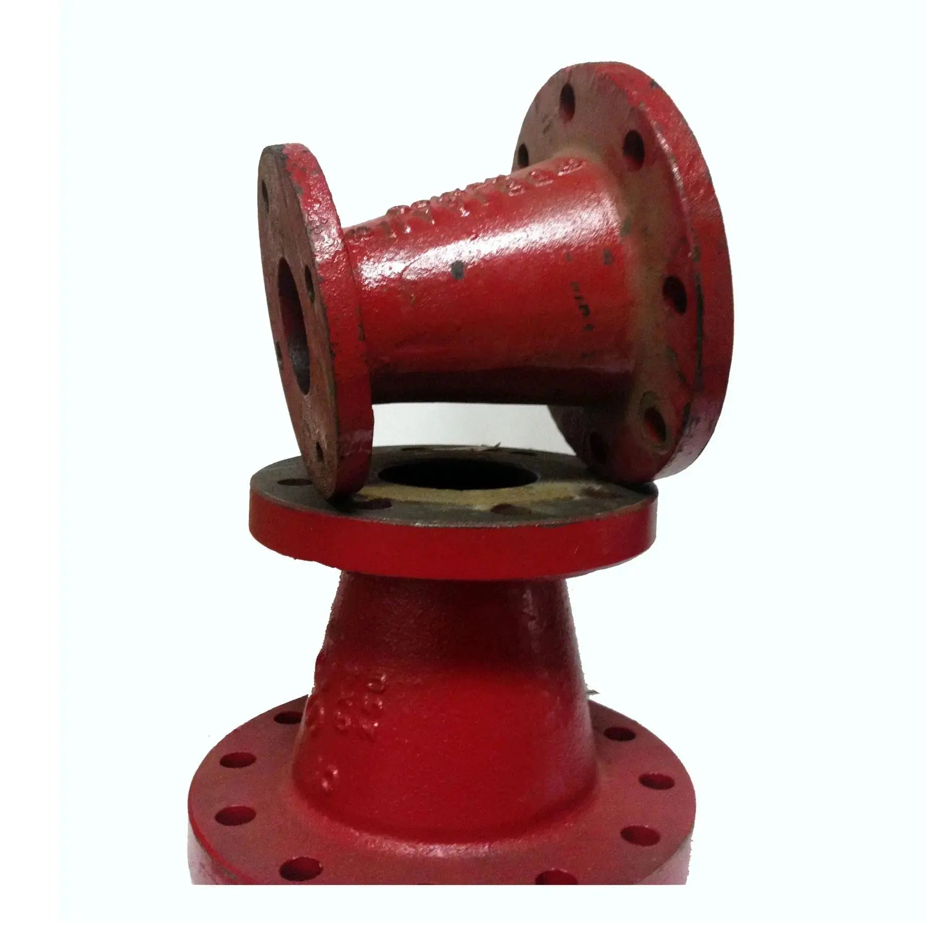 8" X 6" Black Cast Iron Flanged Reducer for Fire Safety by Napac, Inc