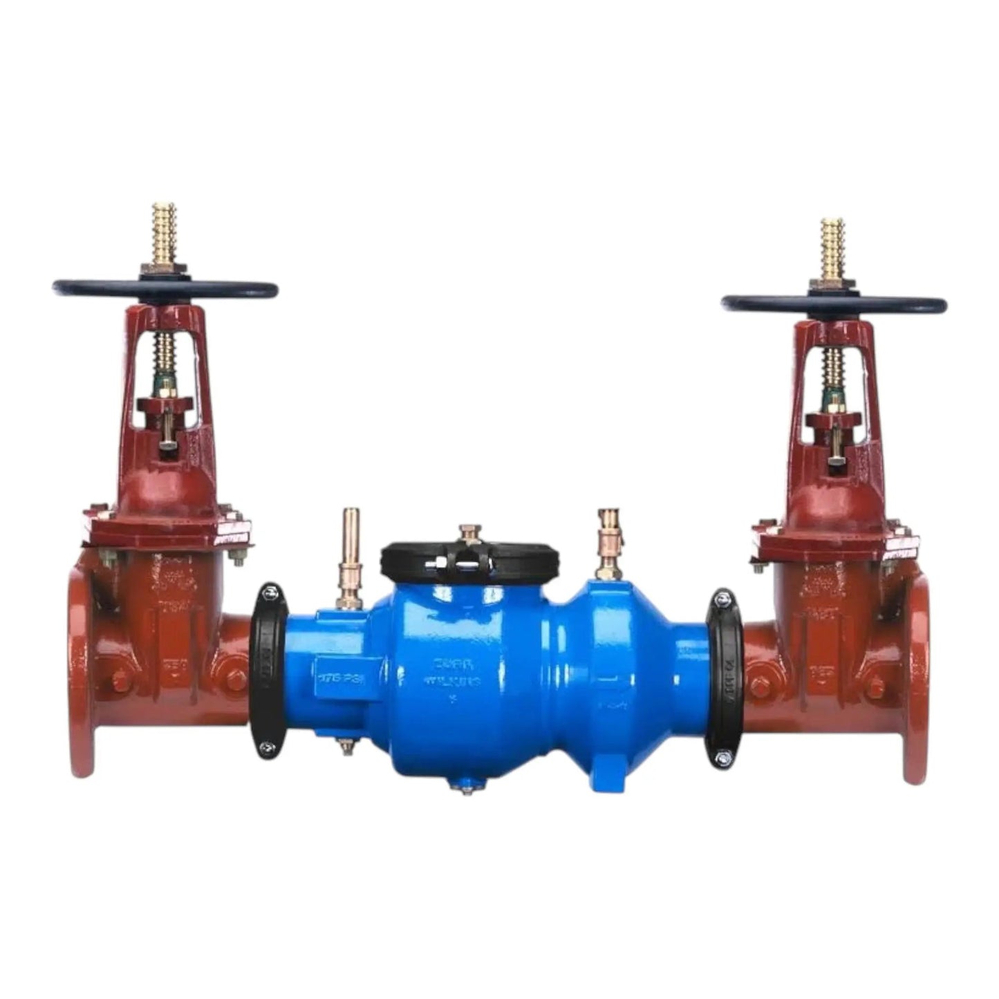8" Dbl Detector Asy W/Os&Y Fxg by Zurn Wilkins