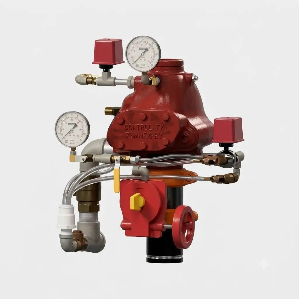Fire Valve Fully Assembled Grooved Control FX 76MMFXFBV by Reliable Sprinkler