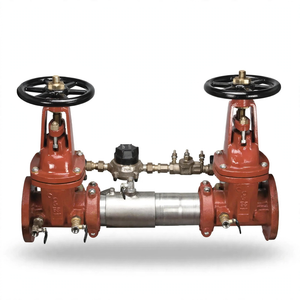 8" Double Check Detector Backflow Preventer Valve Ductile Iron ASTM A536
