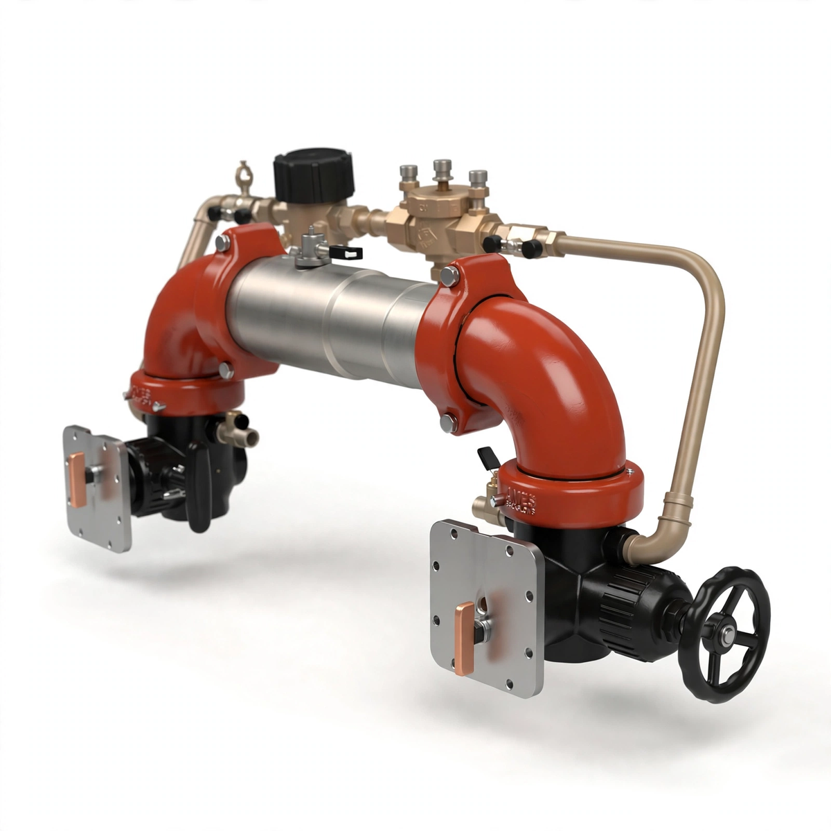 8" Double Check Detector Valve by Ames Backflows for Safety Systems