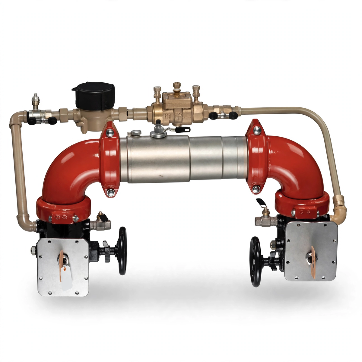 8" Double Check Detector Valve by Ames Backflows for Safety Systems
