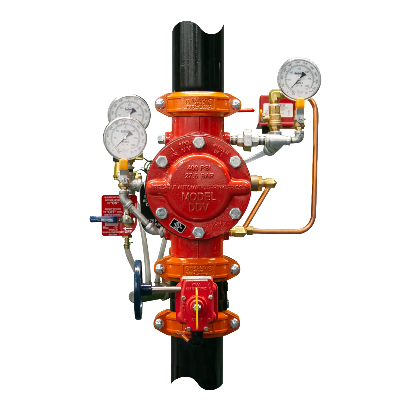 Reliable Deluge Valve Wet Pilot Fully Assembled 25DDXFWVR Fire Protection Reliable Sprinkler Fire Protection Parts Reliable Deluge Valve Wet Pilot Fully Assembled