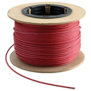 #12 RED CABLE 250' ROLL - Fire Protection Parts