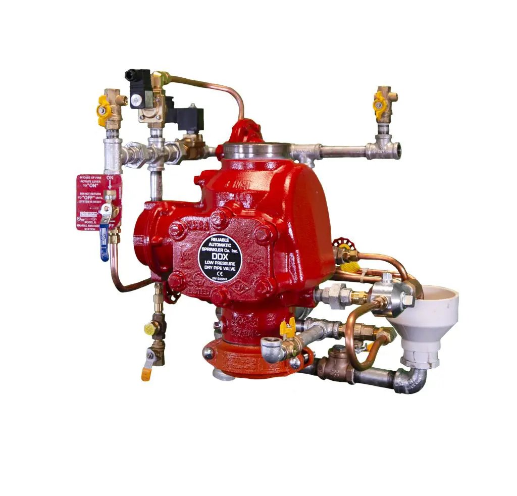 Reliable DDX Deluge Valve Dry Pilot Line Assembled by Reliable Sprinkler