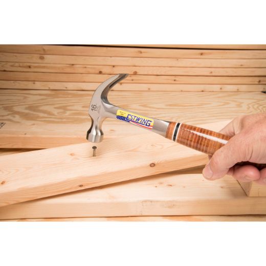 Estwing E16C 16 Oz Curve Claw Hammer With Leather Grip