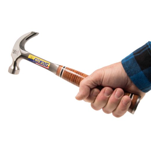 Estwing E16C 16 Oz Curve Claw Hammer With Leather Grip