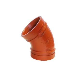 1-1/2" GROOVED 45 ELBOW GALVANIZED - Fire Protection Parts