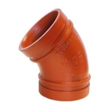 2-1/2" GROOVED 45 ELBOW GALVANIZED - Fire Protection Parts