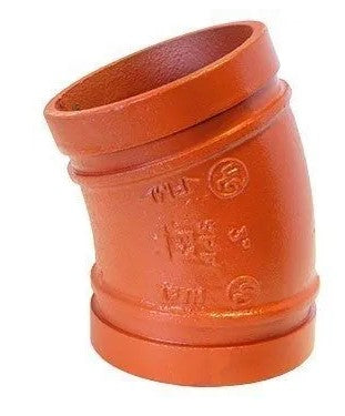 21/2 GRV 22 1/2 DEG ELBOW SWS - Fire Protection Parts