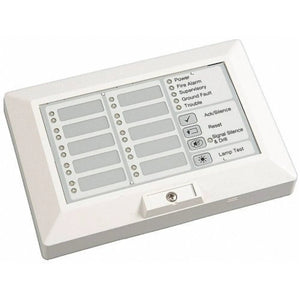 Kidde 10-Zone Remote Fire Annunciator with Status LEDs for Commercial Safety by Kidde