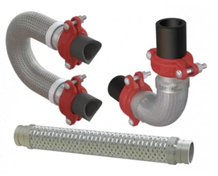 HOSE 3X24 SS FFP GRV W/74FP - Fire Protection Parts