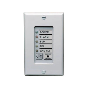 Kidde Remote Annunciator Wall Plate One Gang White Fire Alert by Kidde