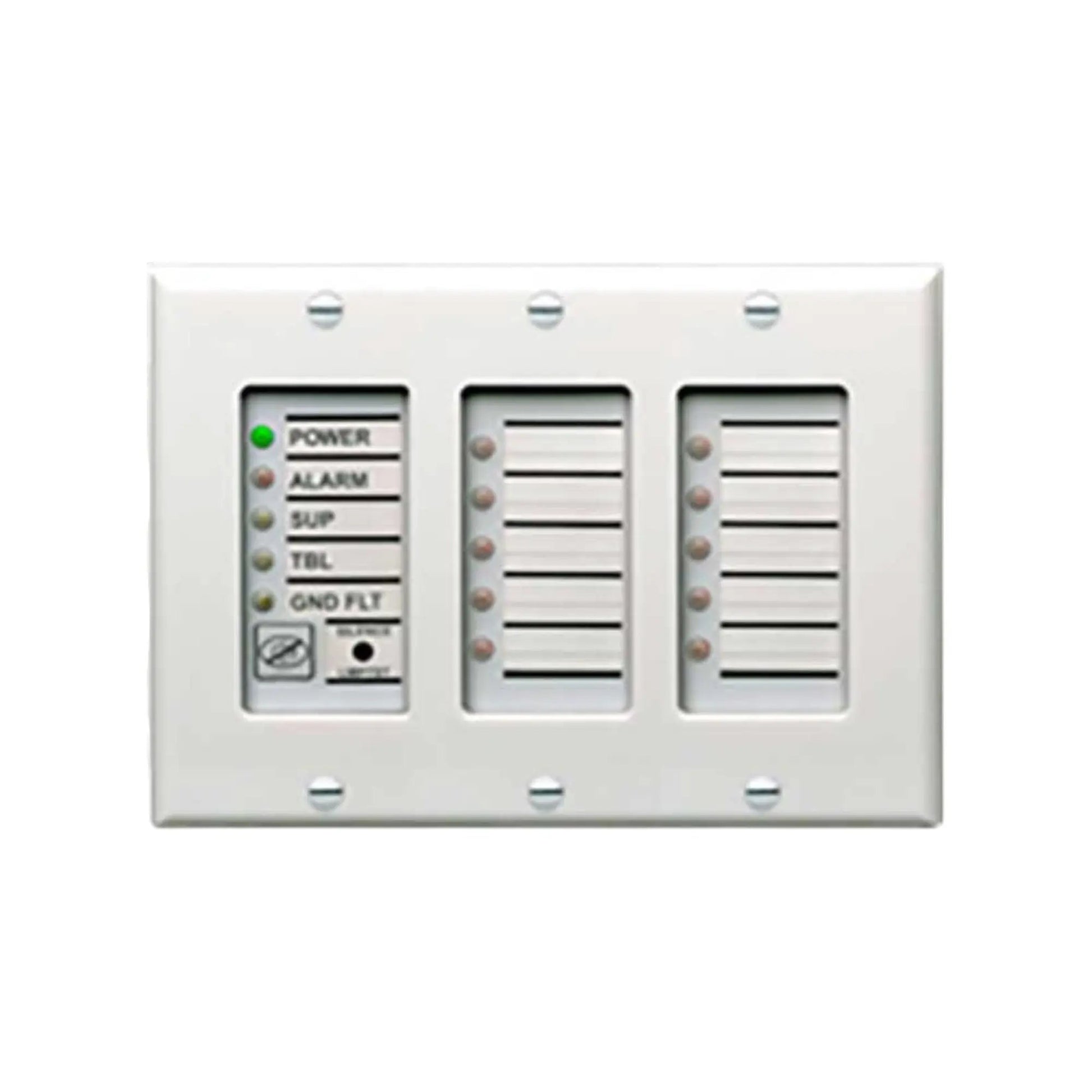 Kidde Remote Annunciator Wall Plate Three Gang White Safety by Kidde