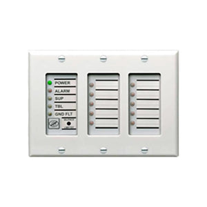 Kidde Remote Annunciator Wall Plate Three Gang White Safety by Kidde