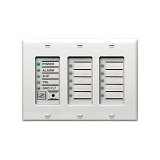 Kidde Remote Annunciator Wall Plate Three Gang White Safety by Kidde