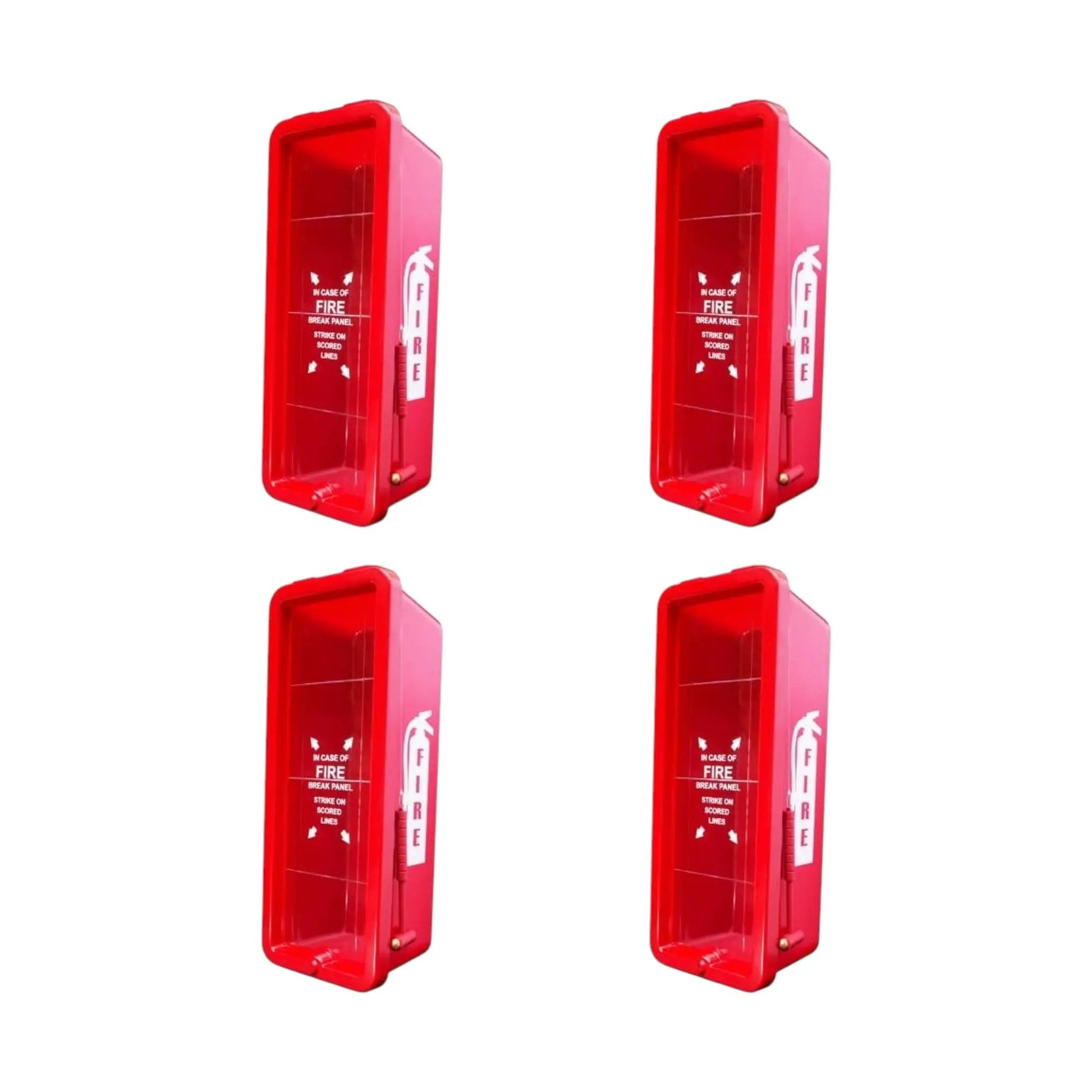 Fire Extinguisher Cabinet 10 lb Red for Easy Access by Strike First Corporation