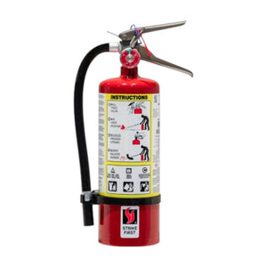 5 lb ABC 3A10BC Fire Extinguisher With Vehicle Bracket by Strike First Corporation