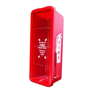 Fire Extinguisher Cabinet 10 lb Red for Easy Access by Strike First Corporation
