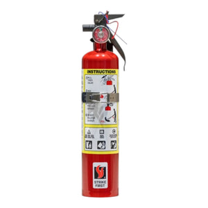 2.75 lb 10BC Fire Extinguisher With Vehicle Bracket by Strike First Corporation
