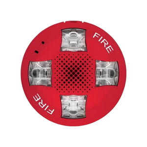 Kidde Ceiling Horn Fire Alarm with Room Wiring Plate for Contractor Safety by Kidde