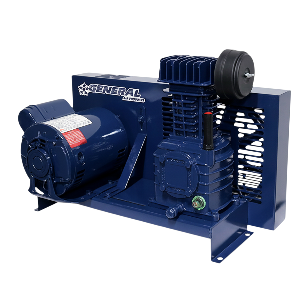 General L Plus Series Oil Lubricated Base Mounted Air Compressor - Ultimate Reliability for Fire Protection by General Air Products