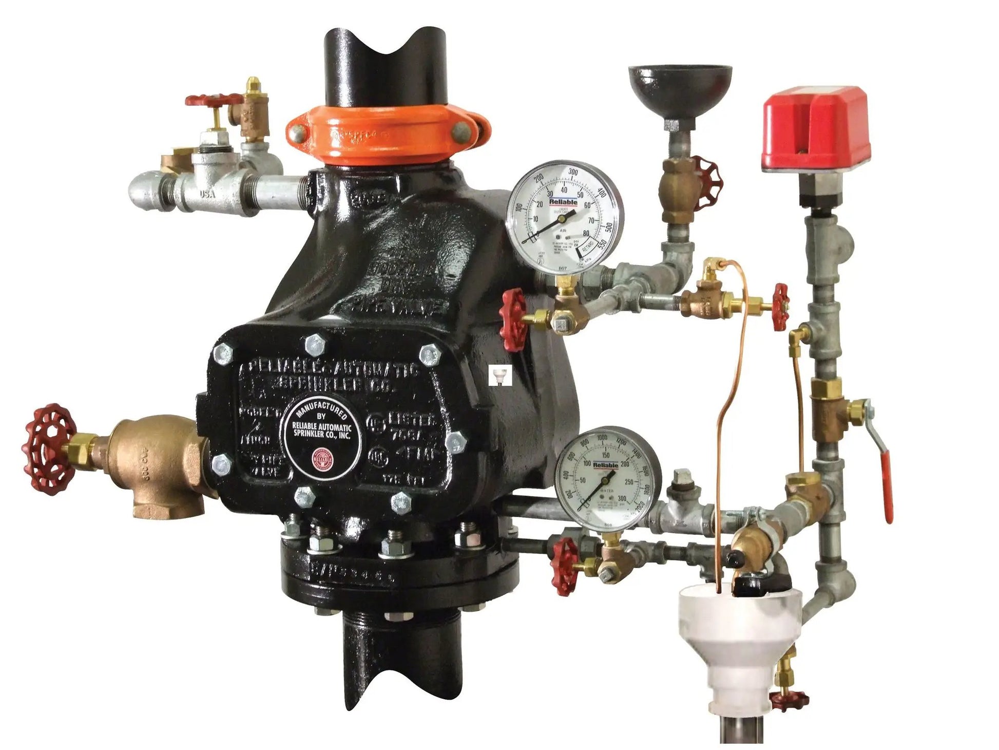 Reliable Dry Pipe Valve Trimmings Air MODEL D Fire System by Reliable Sprinkler